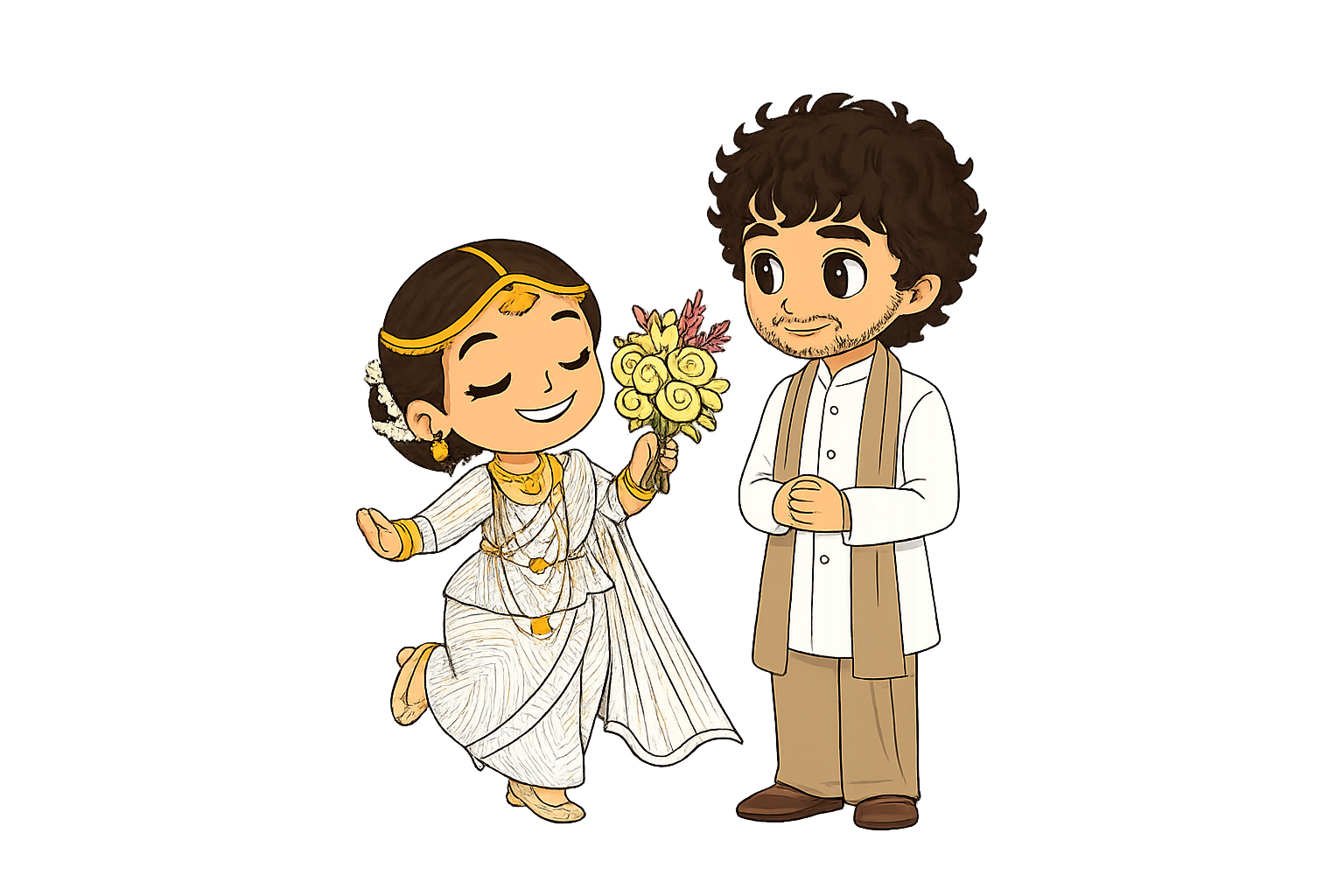 Second Wedding Illustration